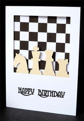 Chess Card and Backing Paper