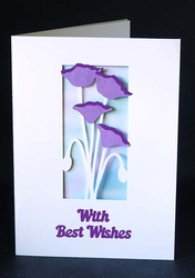 Flower Best Wishes Card