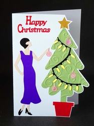 Decorating The Tree Card