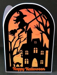 Halloween Witch Card