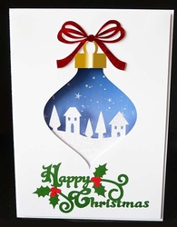 Layered  Bauble Card