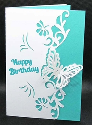 Butterfly Edge Card