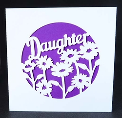 Daughter Flower Card