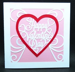 Valentine Flourish Card