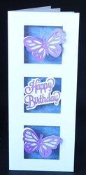 Slimline Butterfly Card and Envelope