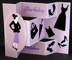 Fashion Themed Shutter Card