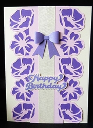 Flower Edge Overlay Card