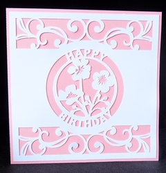 Flourish Border Overlay Card