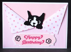 Peeping Cat Card