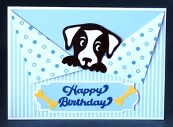 Peeping Puppy Card
