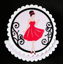 Circle Fashion Step Card