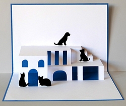 Pop Up House Card