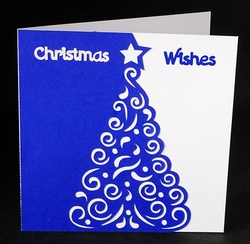 Christmas Tree Overlay Card