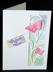 Thank You Butterfly Card