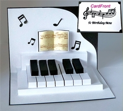 Piano Pop Up Card