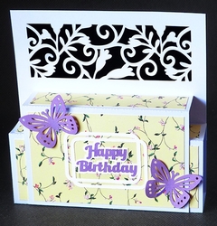 Butterfly Step Pop Up Card
