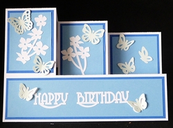 Butterfly Triple Step Card