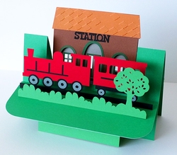 Train Shelf Card