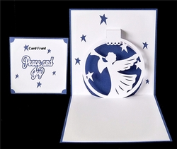 Angel Bauble Pop Up card