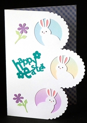 Three Bunnies Easter Card