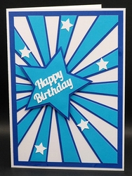 Sunburst Birthday Card