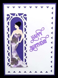 Art Deco Overlay Card