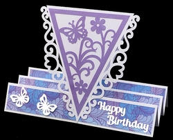 Butterfly Accordian Card