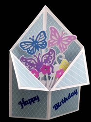 Butterfly Tuxedo Card