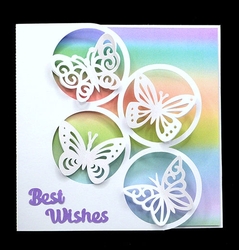 Butterfly Circles Card