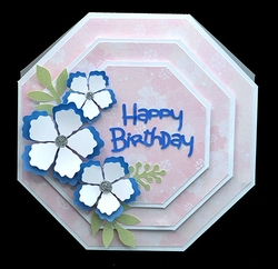 Octagonal Flower Card