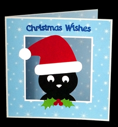 Christmas Cat Aperture Card