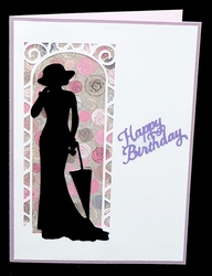 Vintage Silhouette Arch Card