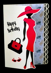Over the Edge Silhouette Card