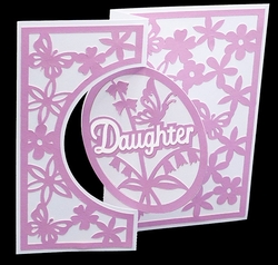 Daughter Circle Swing Card