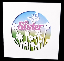 Sister Floral Card