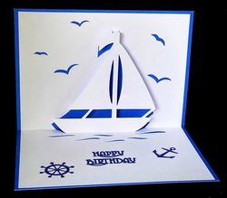 Sailboat Pop Up Card