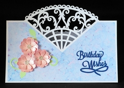 Flourish Centre Tent Fold Card