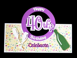 40th Circle Tent Card