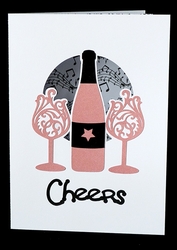 Cheers Wine Glasses Card