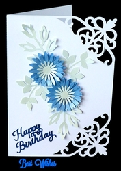 Filigree Corner Card with sentiments