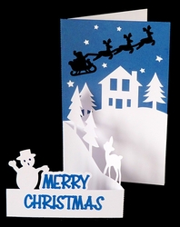 Merry Christmas Z Fold Card