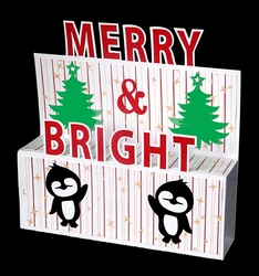 Merry & Bright Step Pop Up Card
