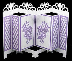 Floral Screen Card with Envelope