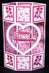 Anniversary Hexagonal Box Card