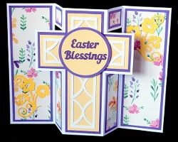 Easter Cross Pop Up Card