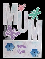 MUM letter Card