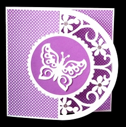 Half Circle Flower Card
