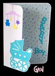 New Baby Pram Card
