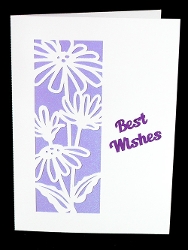 Floral Cut Out Panel Card
