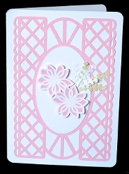 Scalloped Lattice Overlay Card